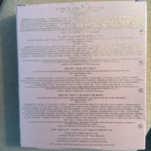 NIB Charlotte Tilbury Pillow Talk Beautifying Lip & Cheek Secrets - Picture 2 of 4